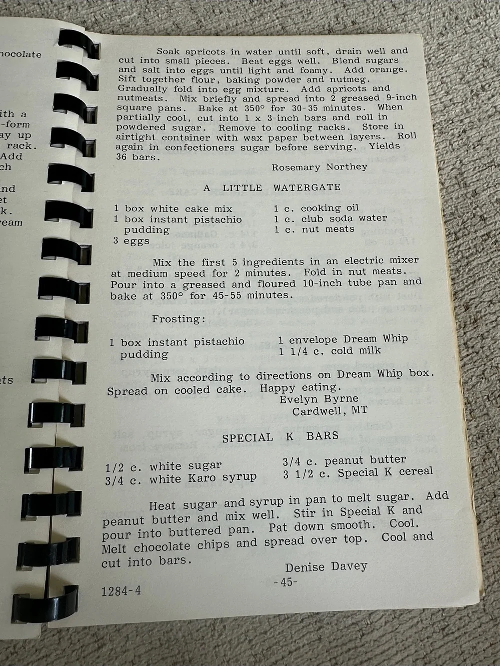 Butter 'n Love Recipes Cookbook - Yellow Cover